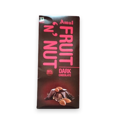 Picture of Amuul Fruit N Nut Dark Chocolate 150gm