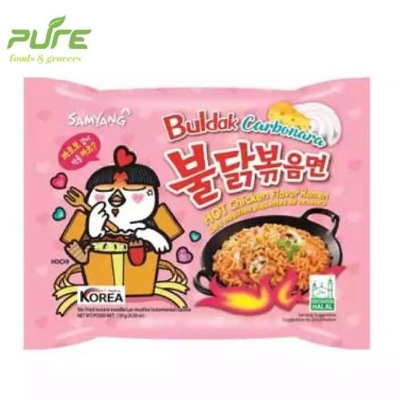 Picture of Hot Chicken Ramen Buldak CARBONARA Mie Pedas Korea HALAL 130 gm