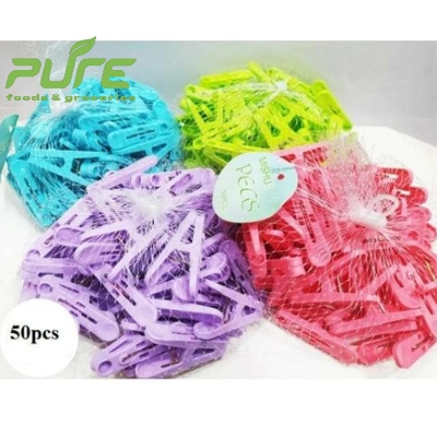 Picture of 50 pcs Best Quality colorful Clip / cloth clip Multicolor