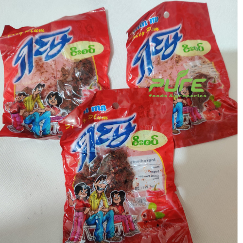 Picture of Shin Ma Dry Jhal Boroy Achar - 10Pcs