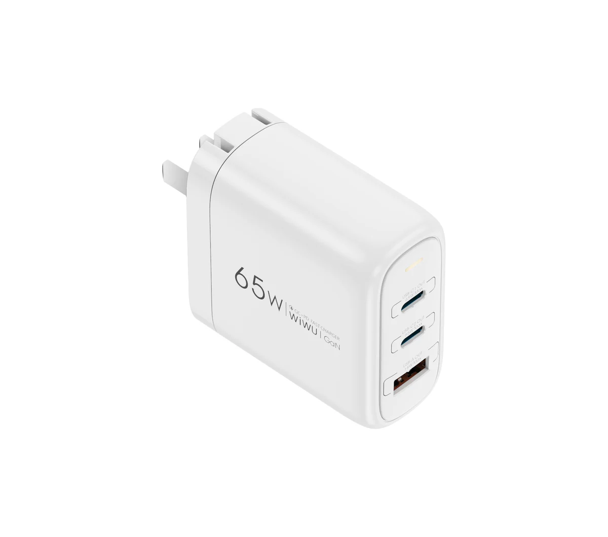 Picture of WIWU WI-U024 Ark GaN 65W Fast Charger QC & PD Multi Port Power