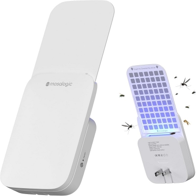 Picture of Mosalogic UVA Flying Insect Trap-US Plug Mosalogic Sticky Glue Cards Refills (5 Pack)