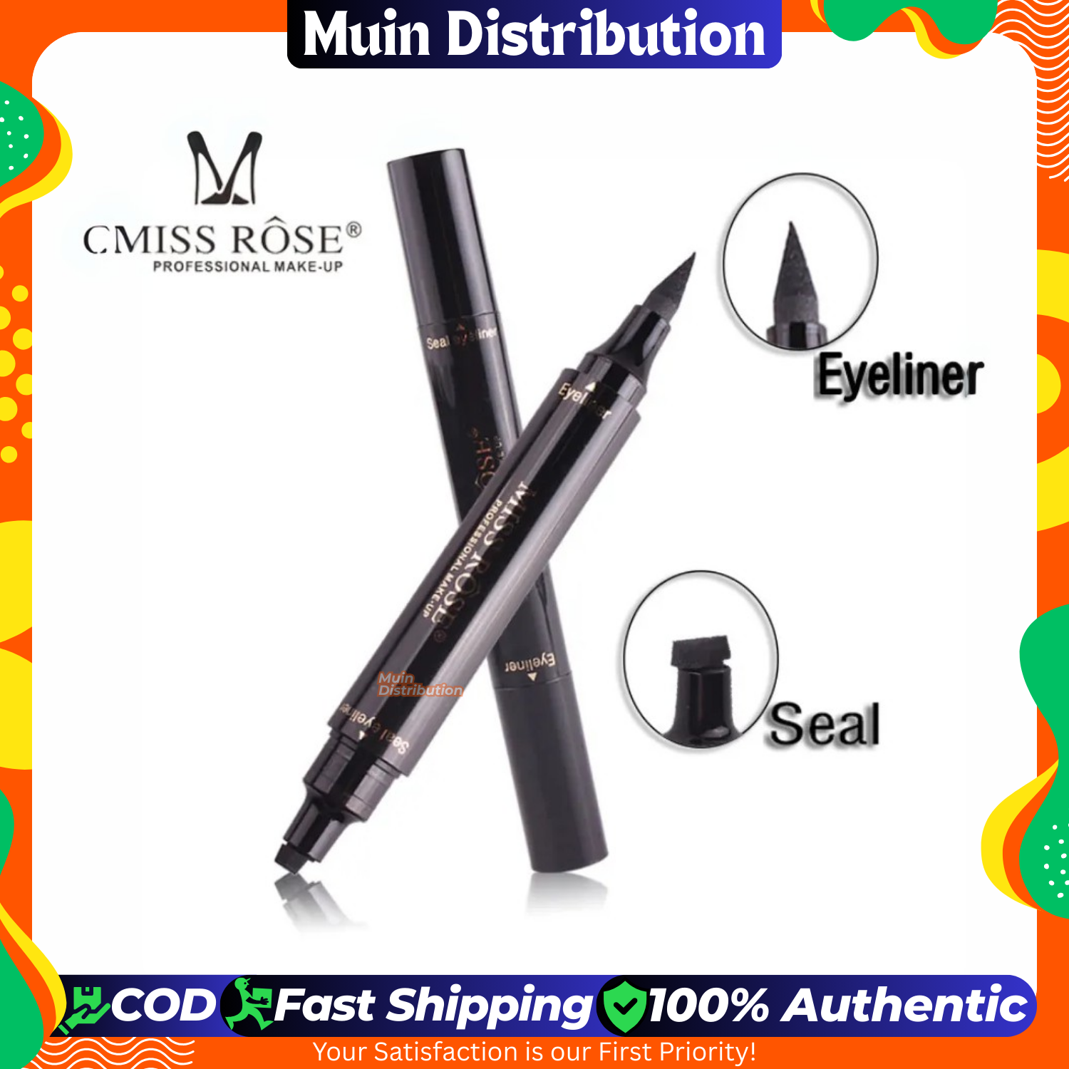 Picture of Miss Rose 2 In 1 Stamp Eyeliner - Eyeliner & Seal Eyeliner