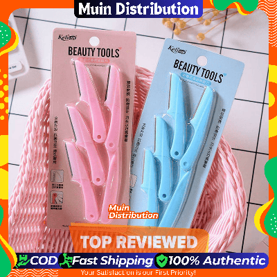 Picture of 4pcs keli Foldable Eyebrow Facial Hair Removal, Shaper, and Trimmer in New Design - Facial Razor.
