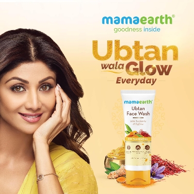 Picture of Mamaearth Ubtan Face Wash with Turmeric & Saffron for Tan Removal – 100ml