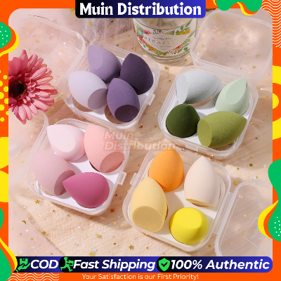 Picture of 4pcs Makeup Beauty Blender Puff Set with box