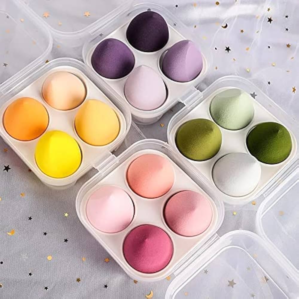 Picture of 4pcs Makeup Beauty Blender Puff Set with box