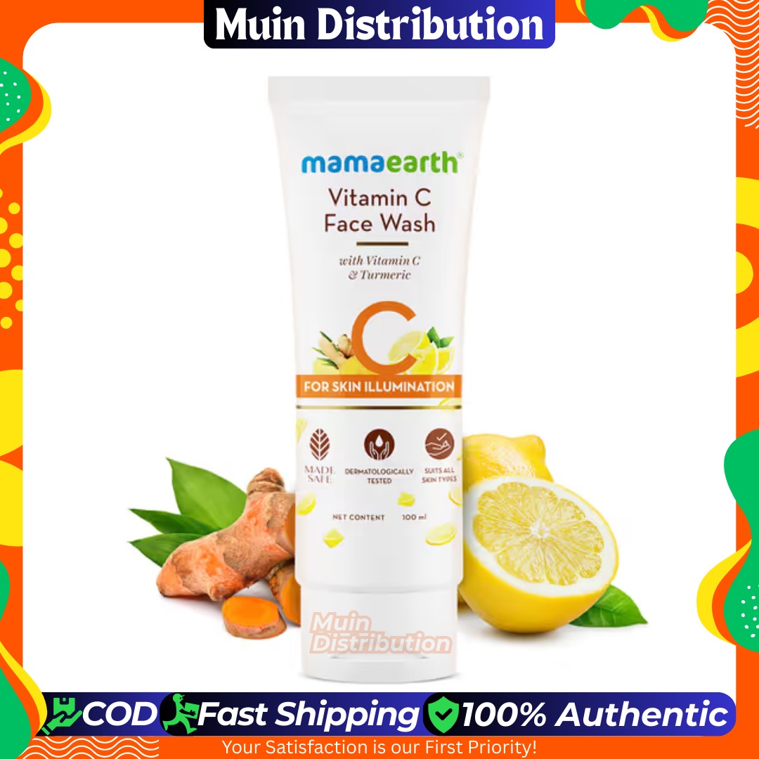 Picture of Mamaearth Vitamin C Face Wash with Vitamin C and Turmeric for Skin Illumination - 100ml