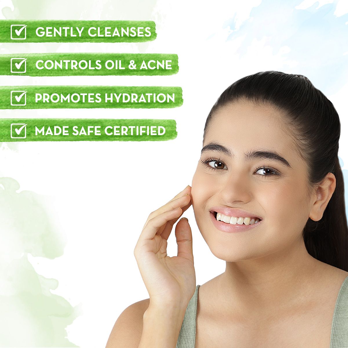 Picture of Mamaearth Multani Mitti Face Wash with Multani Mitti & Bulgarian Rose For Oil Control & Acne - 100 ml