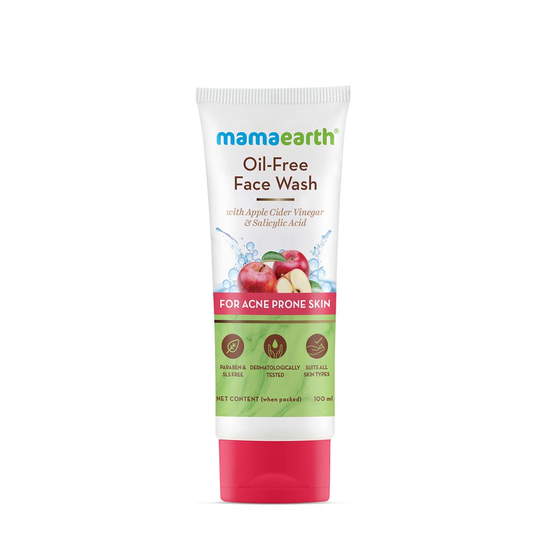 Picture of Mamaearth Oil-Free Face Wash with Apple Cider Vinegar & Salicylic Acid for Acne-Prone Skin – 100ml