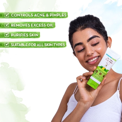 Picture of Mamaearth Tea Tree Face wash with tea tree & neem for acne and pimples - 100 ml