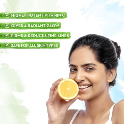 Picture of Mamaearth Illuminate Face Serum for Radiant Skin with Vitamin C and Turmeric - 30g