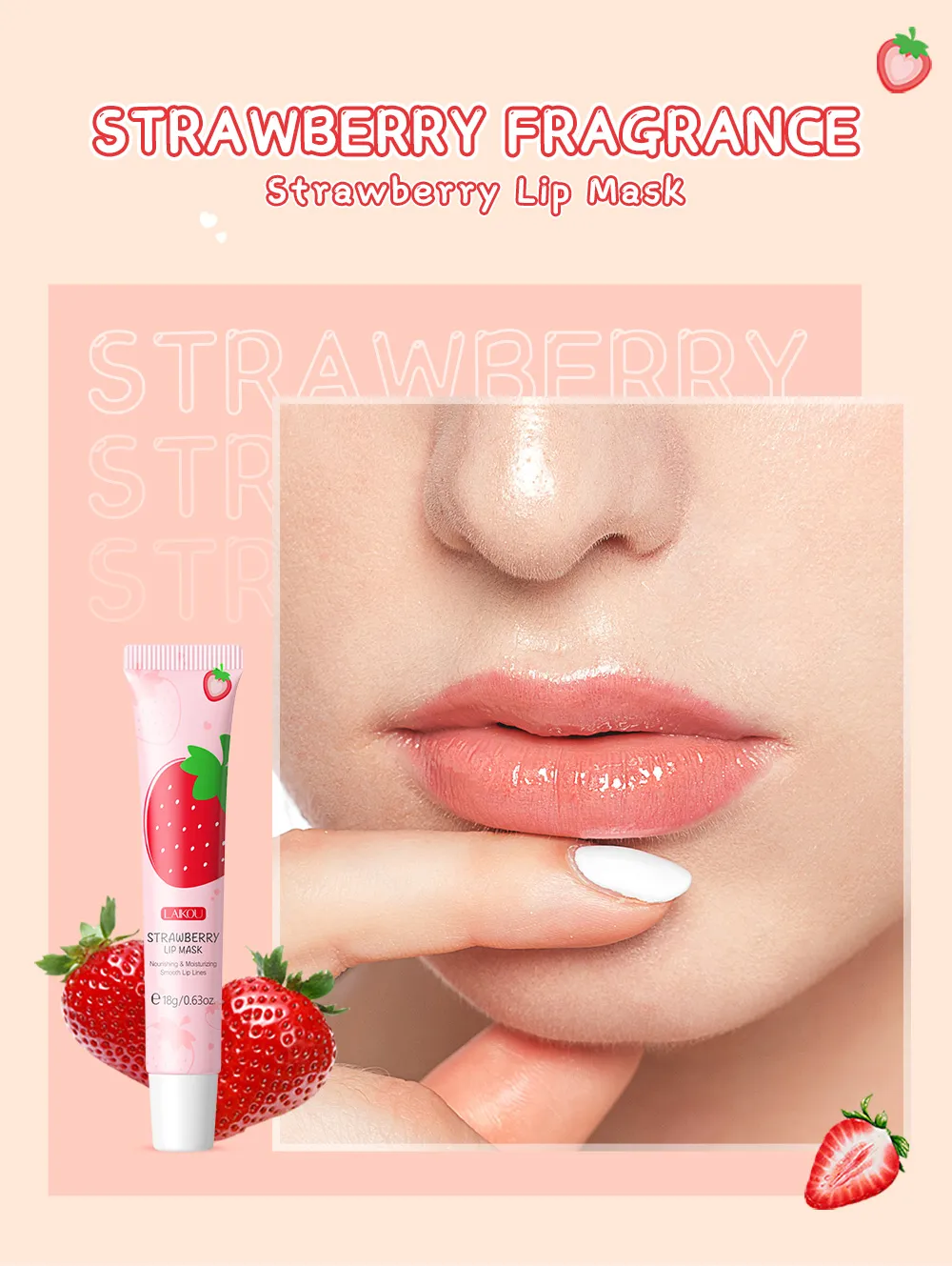 Picture of LAIKOU Strawberry Lip Mask