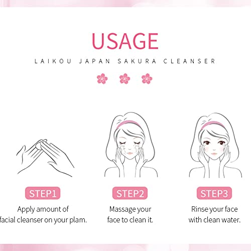 Picture of LAIKOU Japan Sakura Cleanser Face Wash - 50gm