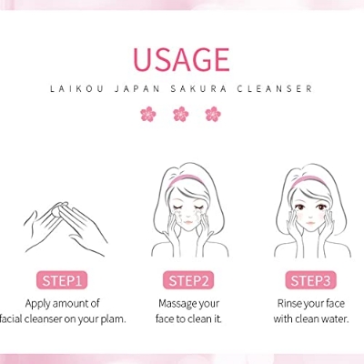 Picture of LAIKOU Japan Sakura Cleanser Face Wash - 50gm