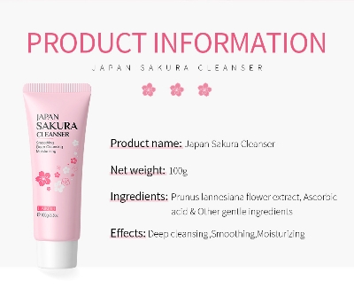 Picture of LAIKOU Japan Sakura Cleanser Face Wash - 100gm