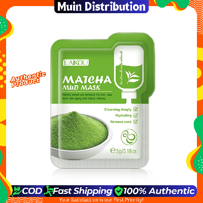 Picture of LAIKOU Matcha Mud Mask / Face Pack - 5g