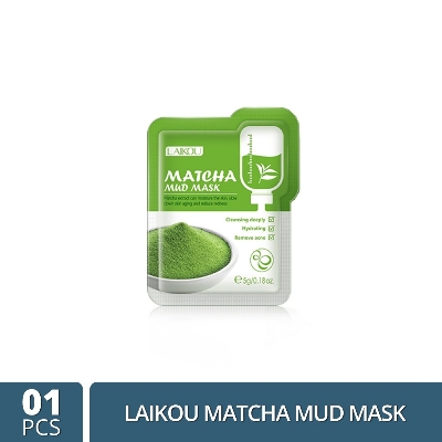 Picture of LAIKOU Matcha Mud Mask / Face Pack - 5g