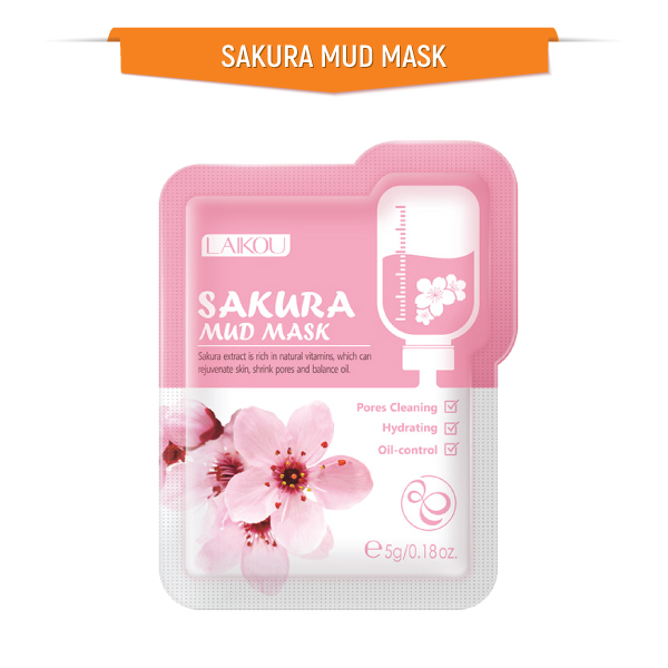 Picture of LAIKOU Sakura Mud Mask / Face Pack - 5g