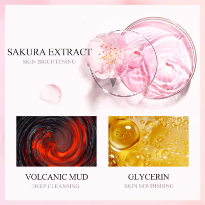 Picture of LAIKOU Sakura Mud Mask / Face Pack - 5g