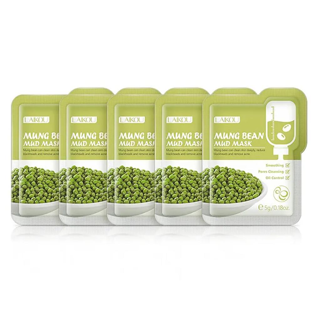 Picture of LAIKOU 5pcs Mung Bean Mud Mask / Face Pack
