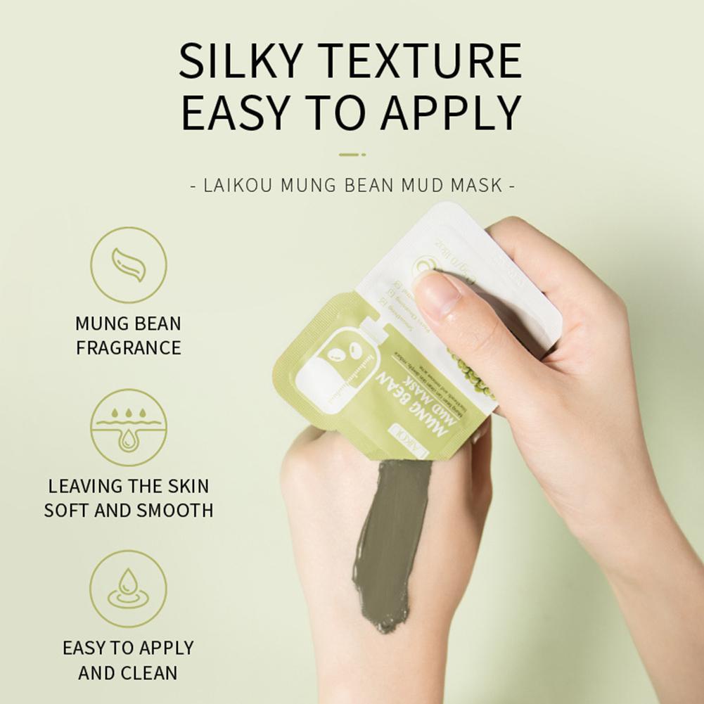 Picture of LAIKOU 5pcs Mung Bean Mud Mask / Face Pack