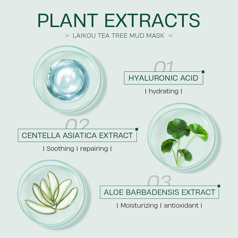 Picture of LAIKOU Tea Tree Mud Mask / Face Pack - 5g