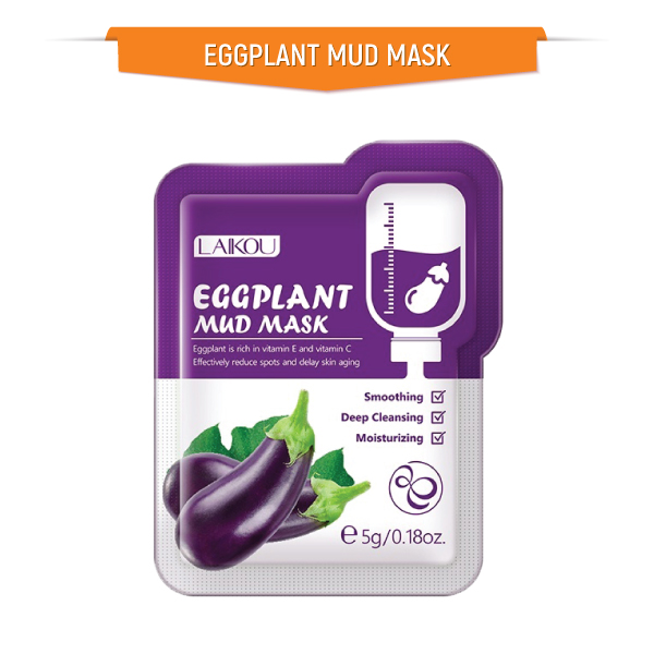 Picture of LAIKOU Eggplant Mud Mask / Face Pack - 5g