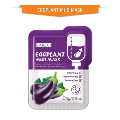 Picture of LAIKOU Eggplant Mud Mask / Face Pack - 5g