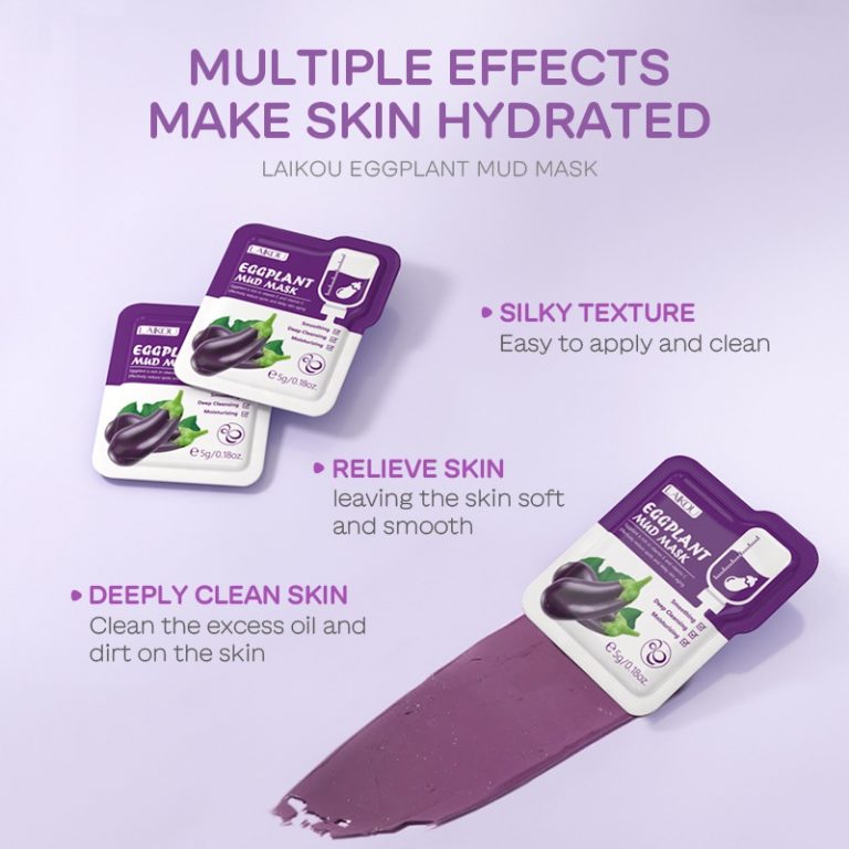 Picture of LAIKOU Eggplant Mud Mask / Face Pack - 5g