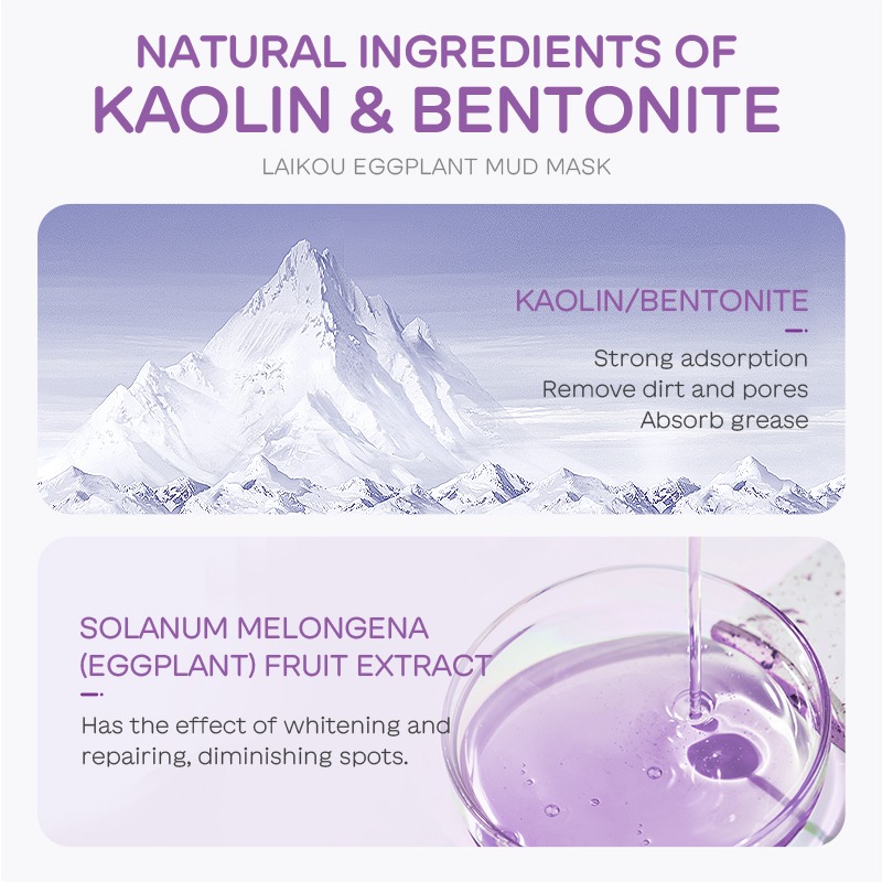 Picture of LAIKOU Eggplant Mud Mask / Face Pack - 5g