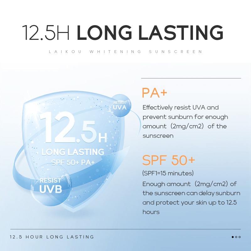 Picture of LAIKOU Brightening Sunscreen Waterproof Body Sunblock Cream SPF50+ UV Protection  - 30g