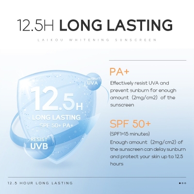 Picture of LAIKOU Brightening Sunscreen Waterproof Body Sunblock Cream SPF50+ UV Protection  - 30g