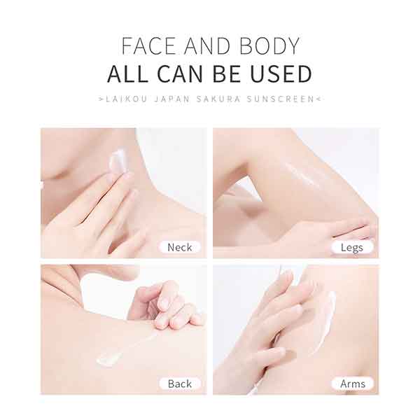 Picture of LAIKOU Japan Sakura SPF50 PA+++ Whitening Sunscreen - 50g