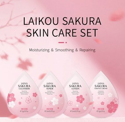 Picture of Laikou Sakura Anti-Aging & Spot Reducing Combo (4Pcs)