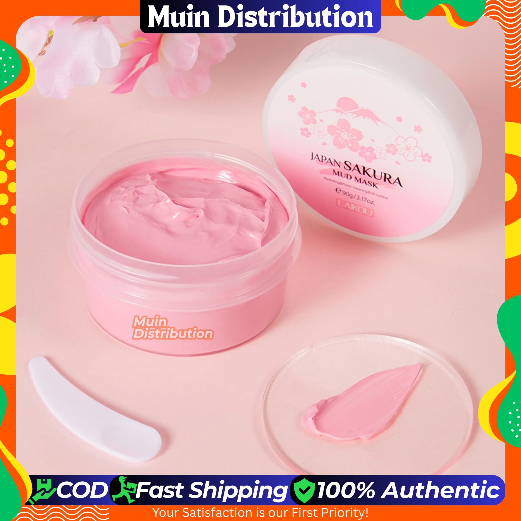 Picture of LAIKOU Japan Sakura Mud Mask - 90gm
