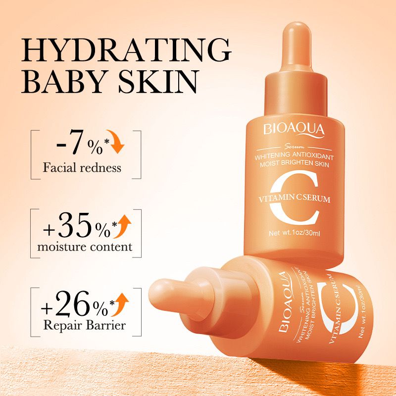 Picture of BIOAQUA Vitamin C Serum Whitening Antioxidant Moist Brighten Skin Essence - 30ml