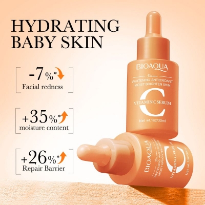 Picture of BIOAQUA Vitamin C Serum Whitening Antioxidant Moist Brighten Skin Essence - 30ml