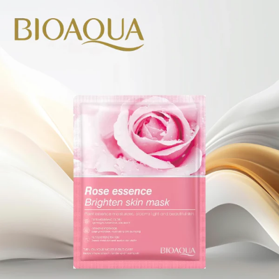 Picture of 1pcs Rose Essence - Bioaqua Fruit Essence Moisturizes Bloom Light Mask