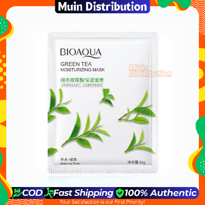 Picture of Bioaqua Green Tea Moisturizing Face Mask - Sheet Mask - 1pcs
