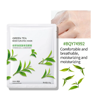 Picture of Bioaqua Green Tea Moisturizing Face Mask - Sheet Mask - 1pcs