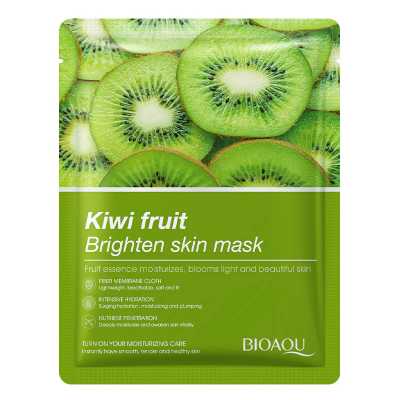 Picture of BIOAQUA Kiwi Fruit Brighten Skin Moisturizing Face Mask - Sheet Mask - 1pcs