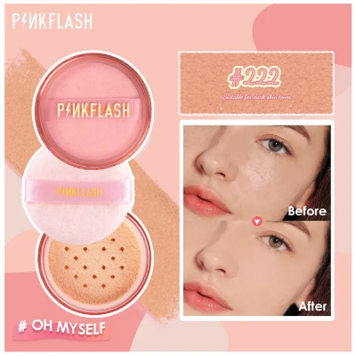 Picture of PinkFlash Loose Powder #222 (Suitable for dark skin tone) Long Lasting Oil Control Matte Loose powder