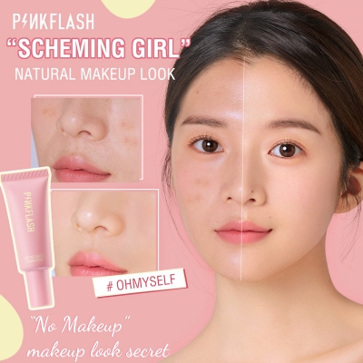 Picture of PinkFlash Foundation #1 Vanilla (Suitable for light to Pink) OhMySelf Foundation Weightless Lasting All Day High Coverage Oil Control Matte - 25g