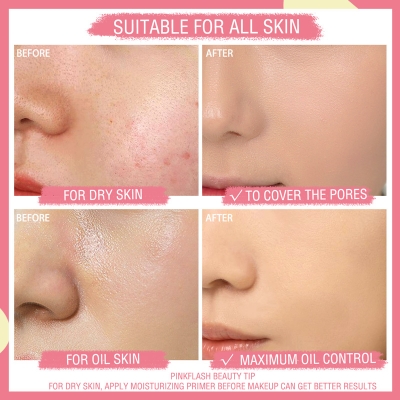 Picture of PinkFlash Foundation #1 Vanilla (Suitable for light to Pink) OhMySelf Foundation Weightless Lasting All Day High Coverage Oil Control Matte - 25g