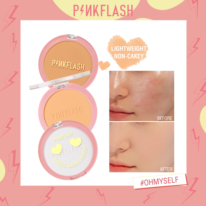 Picture of PinkFlash OhMySelf Pressed Powder Long-lasting Matte Oil Control (PF-F08) Ccompact Powder