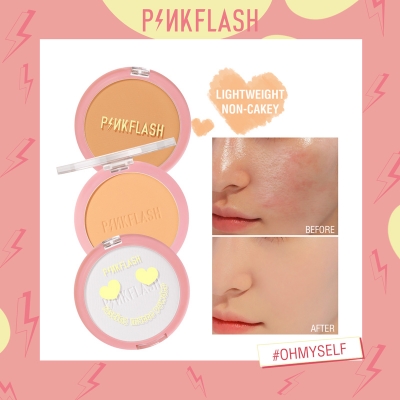 Picture of PinkFlash OhMySelf Pressed Powder Long-lasting Matte Oil Control (PF-F08) Ccompact Powder
