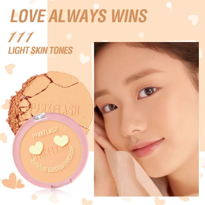 Picture of PinkFlash Long Lasting Matte Pressed Powder #111 - Suitable for light skin tones