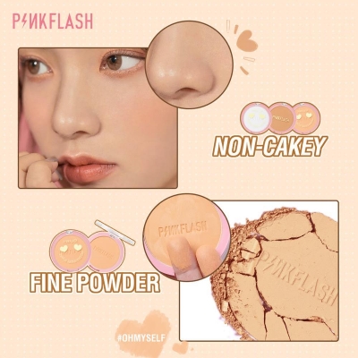 Picture of PinkFlash Long Lasting Matte Pressed Powder #111 - Suitable for light skin tones