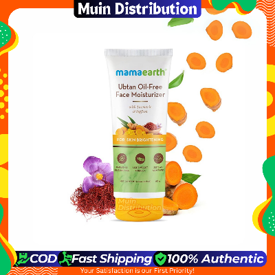 Picture of Mamaearth Ubtan Oil Free Face Moisturizer for Skin Brightening - 80 ml